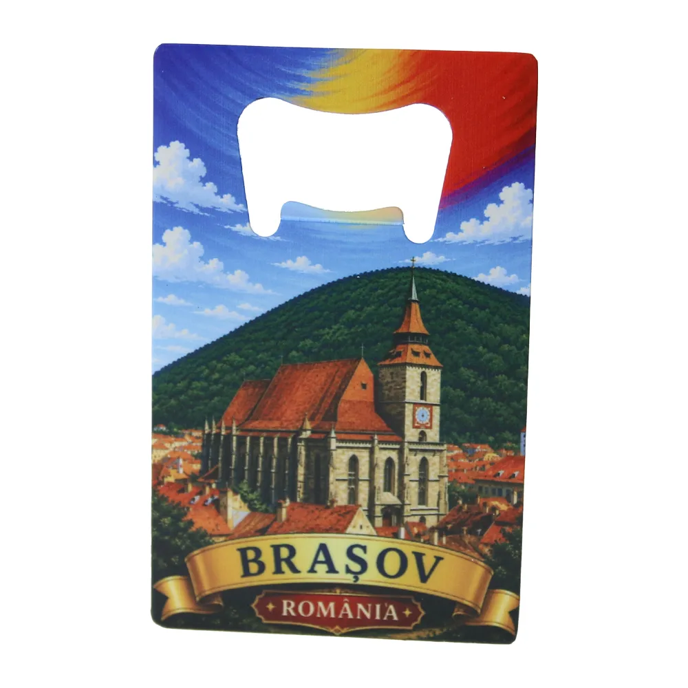 Desfacator de sticle metalic Brasov 5.5 x 8.5 cm, Romania