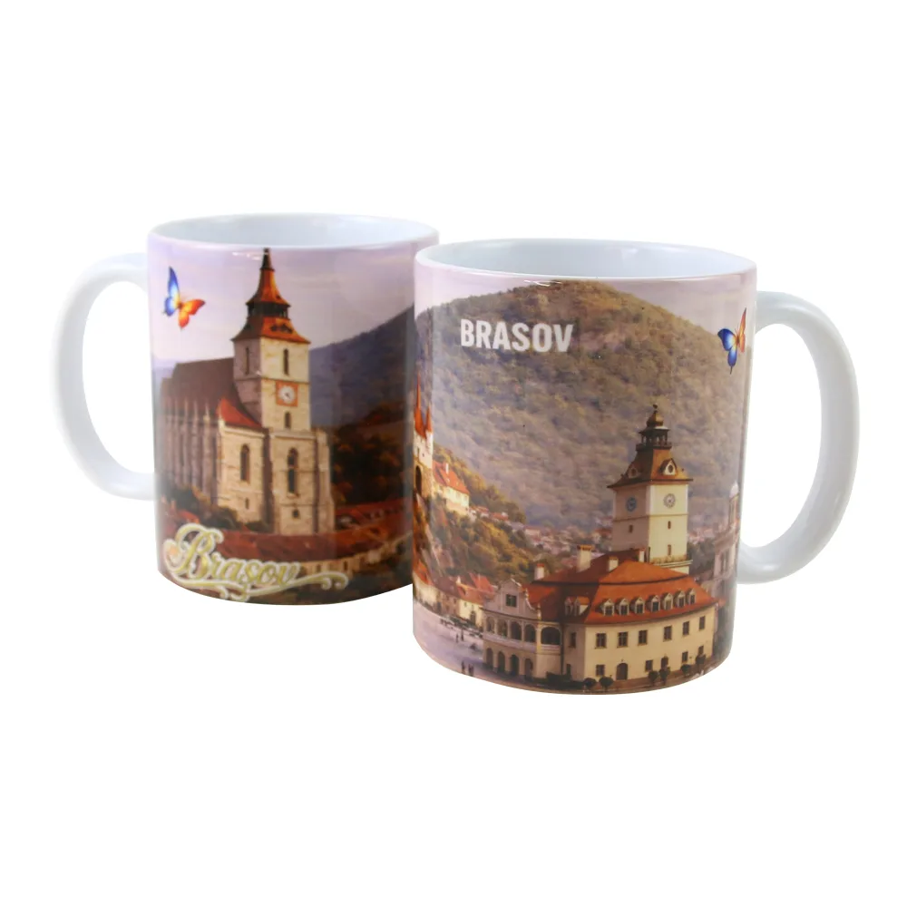 Cana din ceramica Brasov 330 ml, Romania