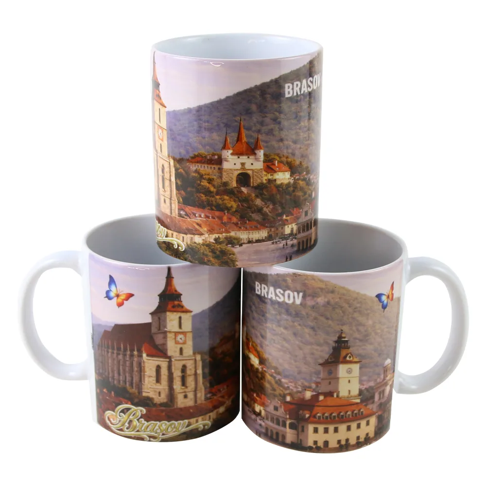 Cana din ceramica Brasov 330 ml, Romania - imagine 2