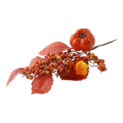 Pick decorativ de toamna cu bobite si dovlecel 34 cm