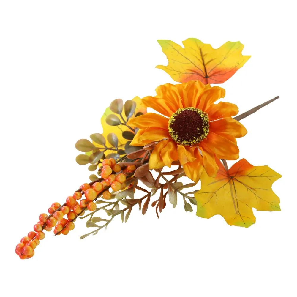 Pick decorativ de toamna cu floarea-soarelui 28 cm