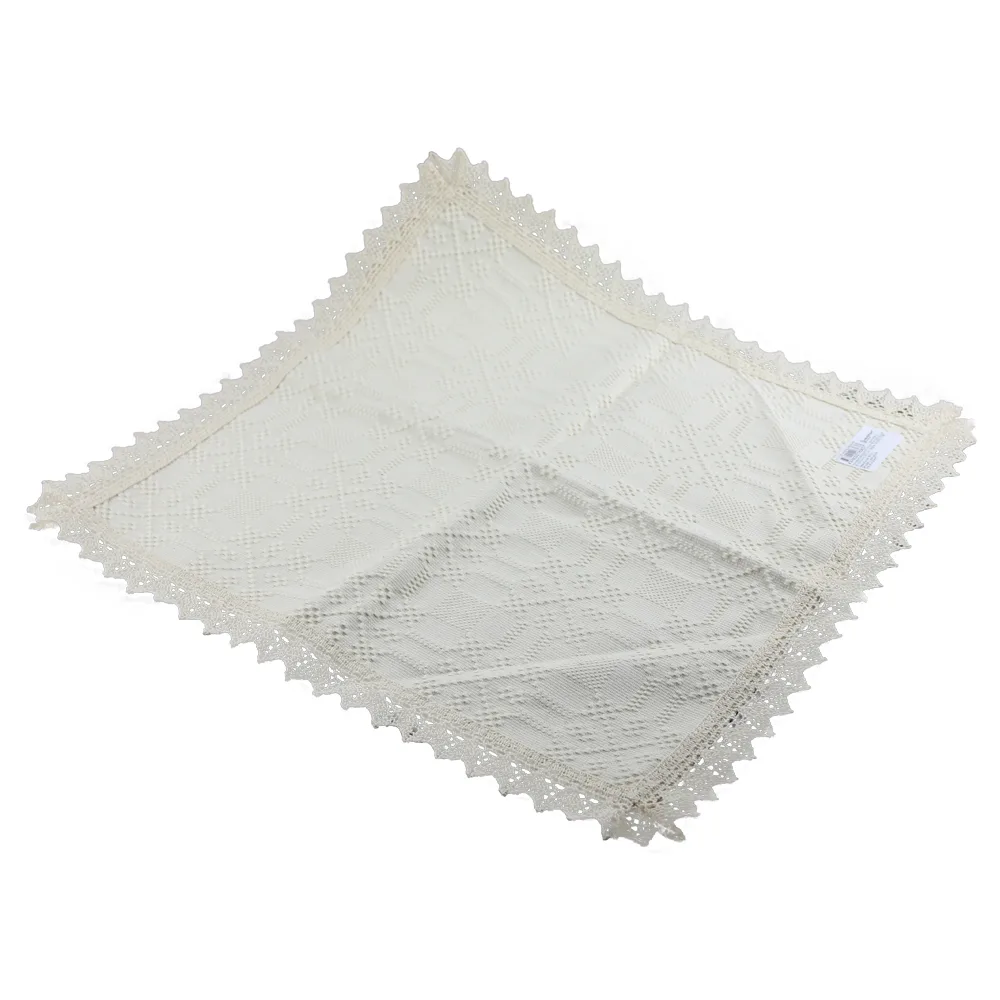 Fata de masa traditionala din bumbac 40x40 CM, Crem