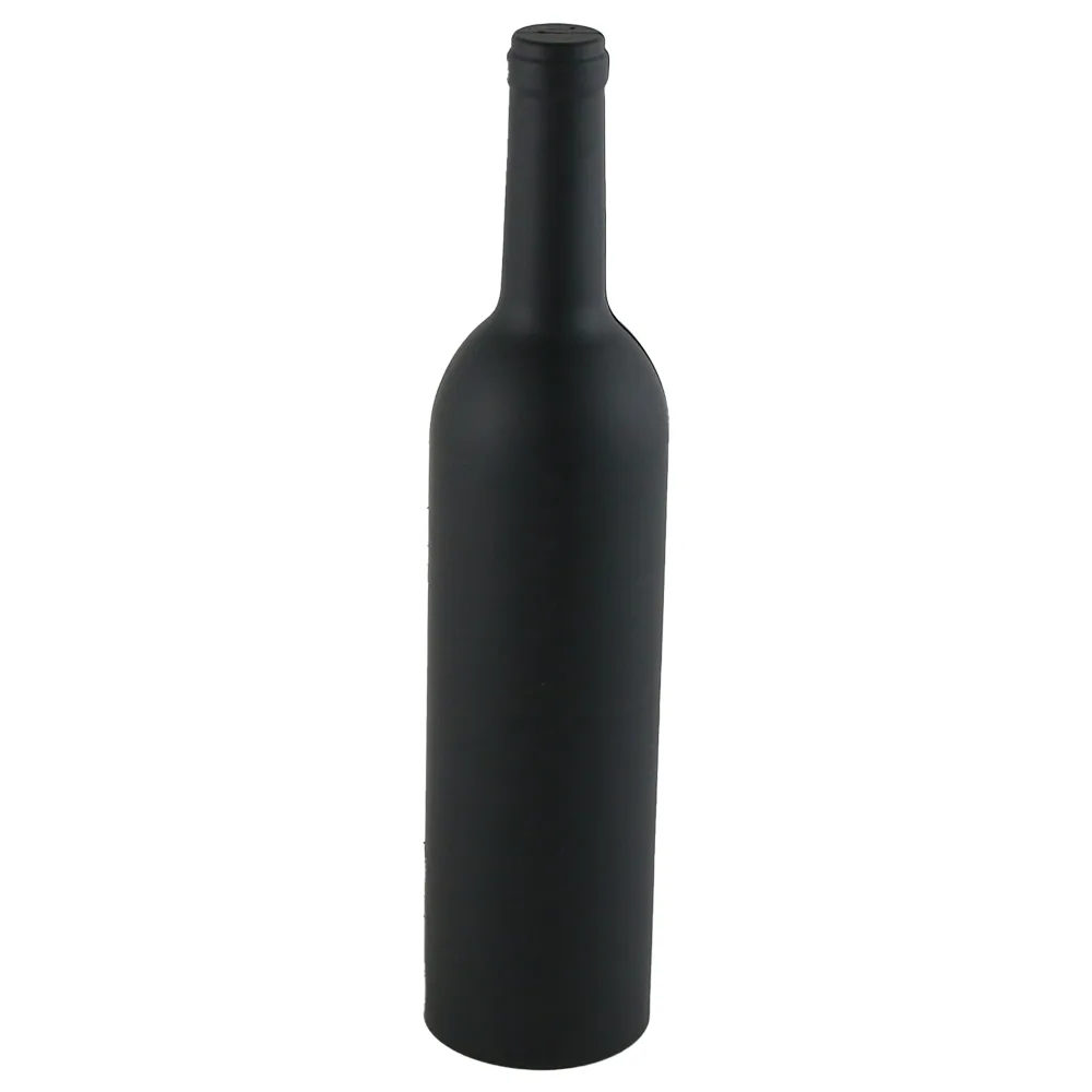 Set 5 accesorii de vin in cutie cu forma de sticla 32 CM - imagine 2