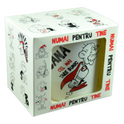 Cana ceramica 300 ml "Cel mai tare bunic", in cutie decorativa - Funny Mug