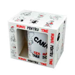 Cana ceramica 300 ml "Cea mai tare sora", in cutie decorativa - Funny Mug