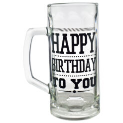 Halba de bere 500 ml "Happy birthday to you"