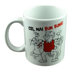 Cana ceramica 300 ml "Cel mai bun bunic", in cutie decorativa - Funny Mug - imagine 4