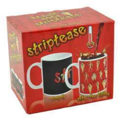 Cana termosensibila Striptease men 300 ml, in cutie decorativa