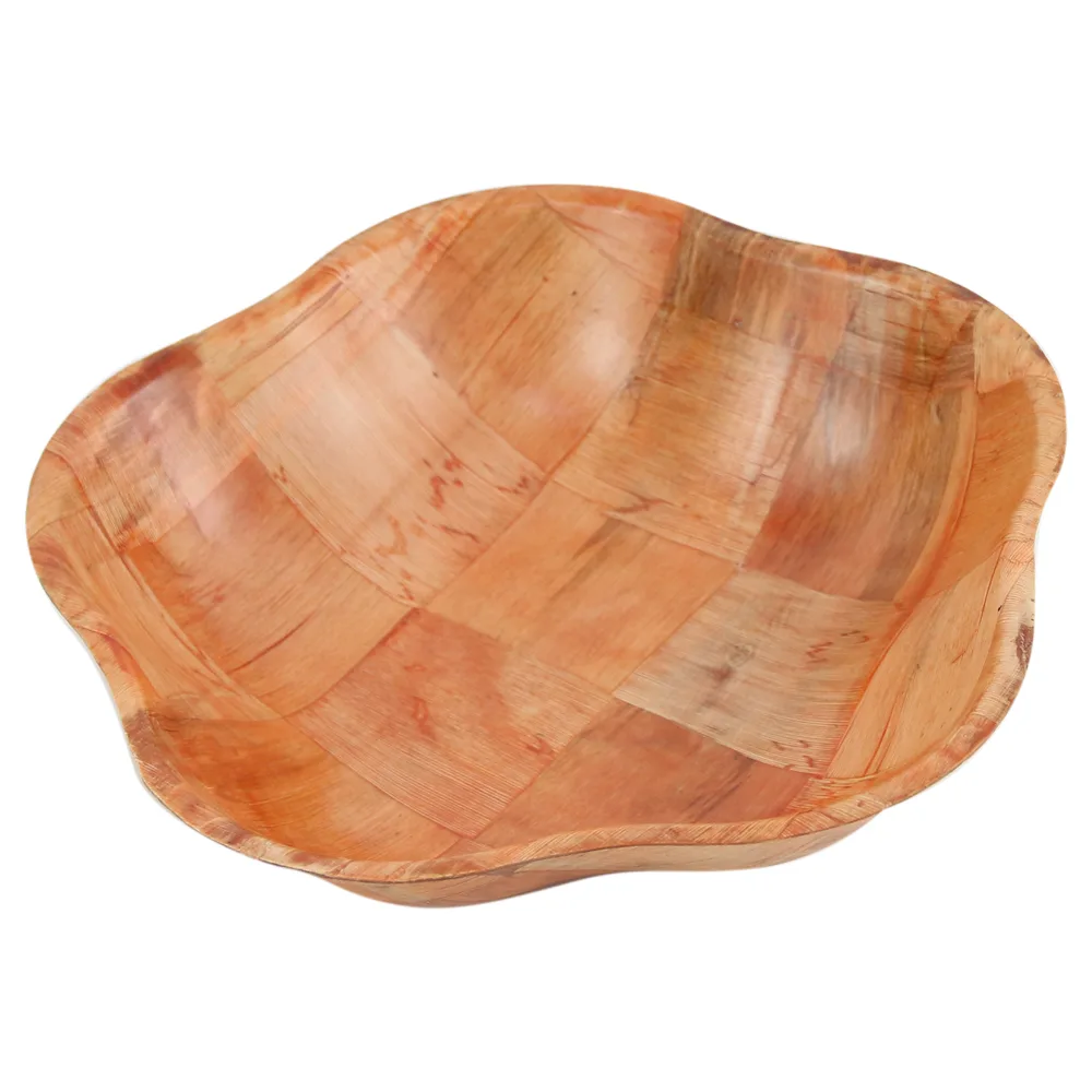 Salatiera din bambus Floare 25x6 CM