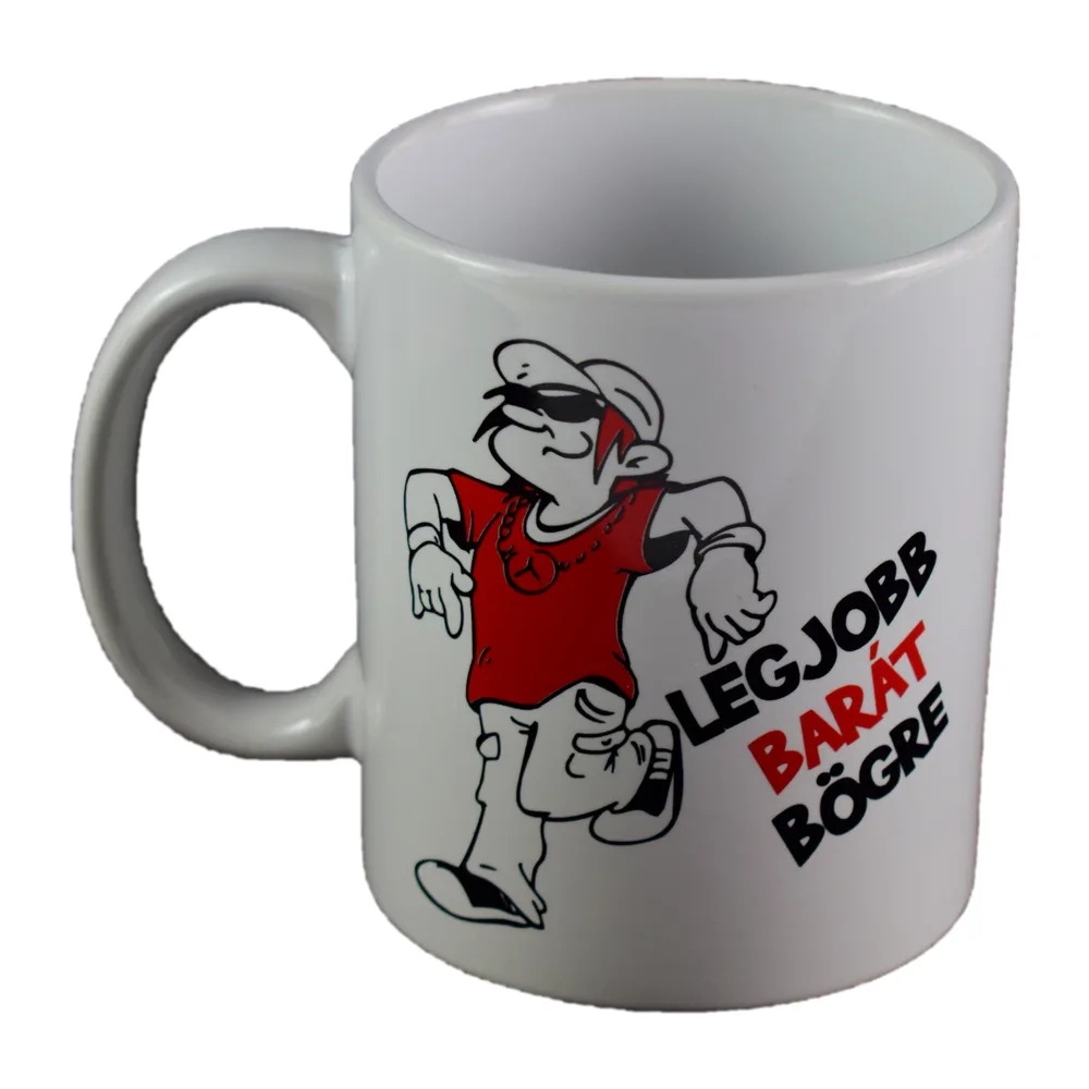 Cana ceramica 300 ml "Legjobba barat bogre", in cutie decorativa - Funny Mug