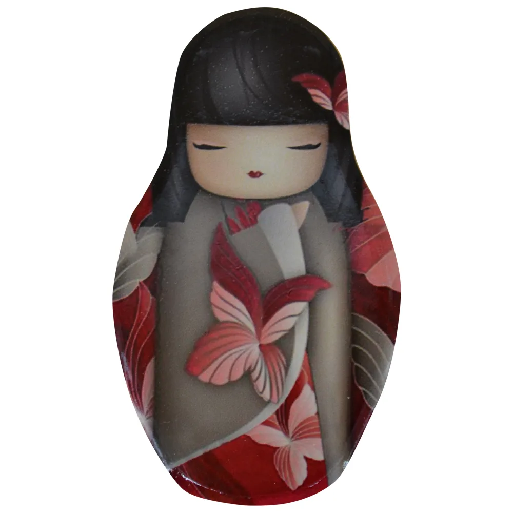 Magnet de frigider din ceramica 5x9 CM - Matrioska - imagine 2