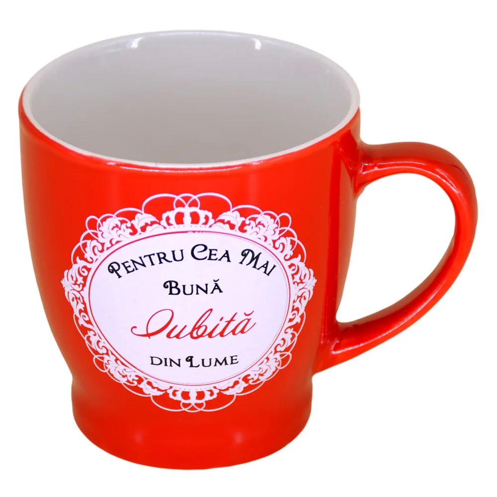 Cana ceramica "Pentru cea mai buna iubita din lume" 200 ml