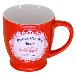 Cana ceramica "Pentru cea mai buna nasa din lume" 200 ml