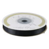 Rola panglica satin Negru 10 mm x 25 m, Art Deco