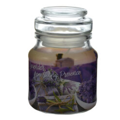 Lumanare parfumata in sticluta - Aroma de lavanda