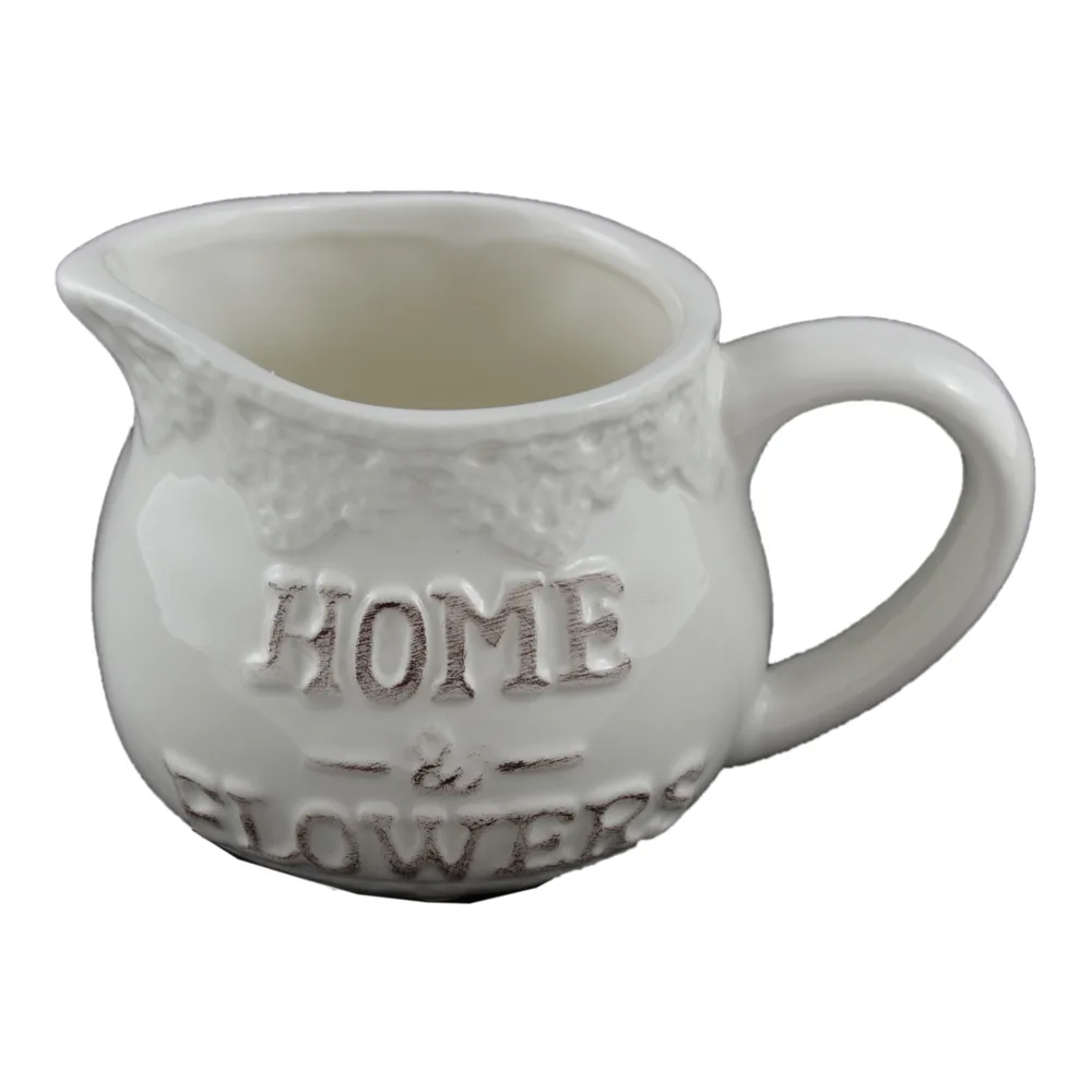 Ghiveci din ceramica tip Cana 8 CM, Home&Flowers