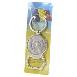 Breloc din metal "Castelul Bran" cu desfacator sticle si calendar Eternety, 3.5 CM - imagine 3