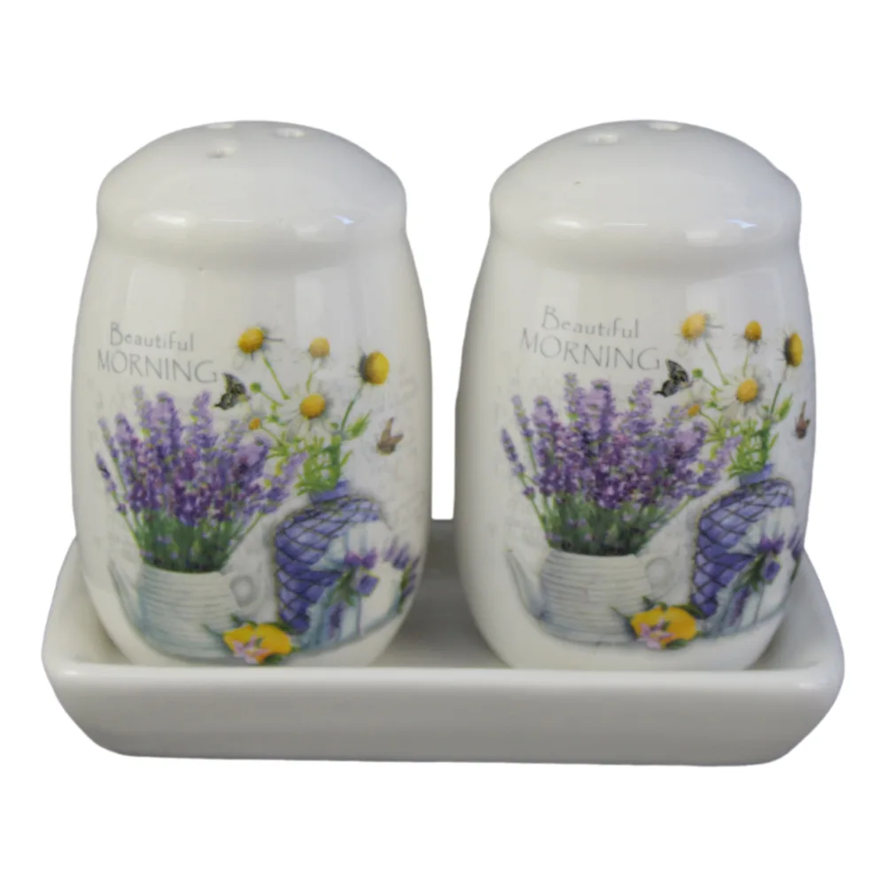 Set solnita si pipernita din ceramica Beautiful Morning 11x9 CM