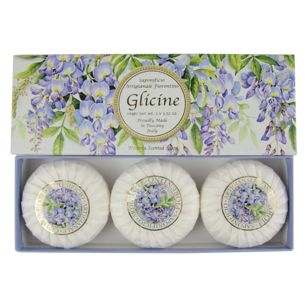 Set sapun Glicine 3x100 gr - Salcam japonez