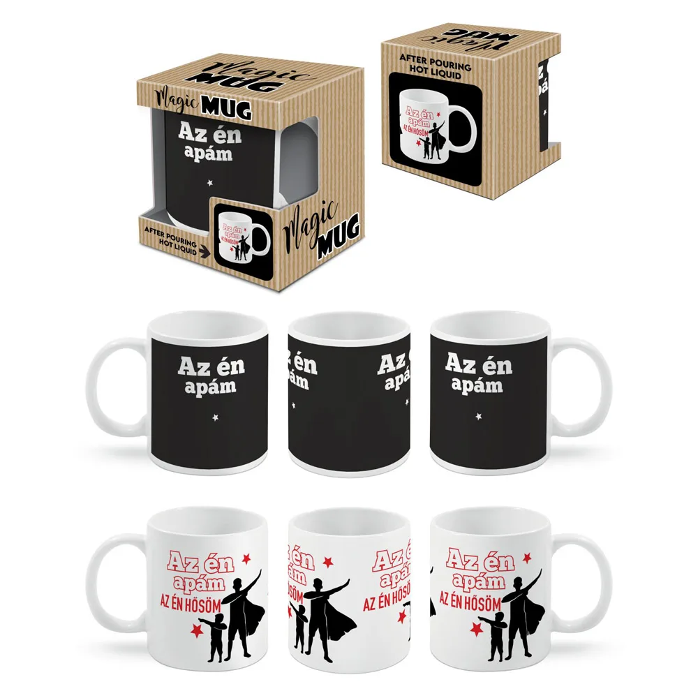 Cana termosensibila 300 ml "Az en apam.." - Magic Mug