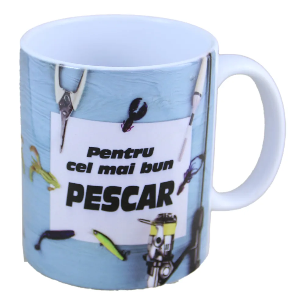 Cana ceramica "Pentru cel mai bun Pescar" 330 ml