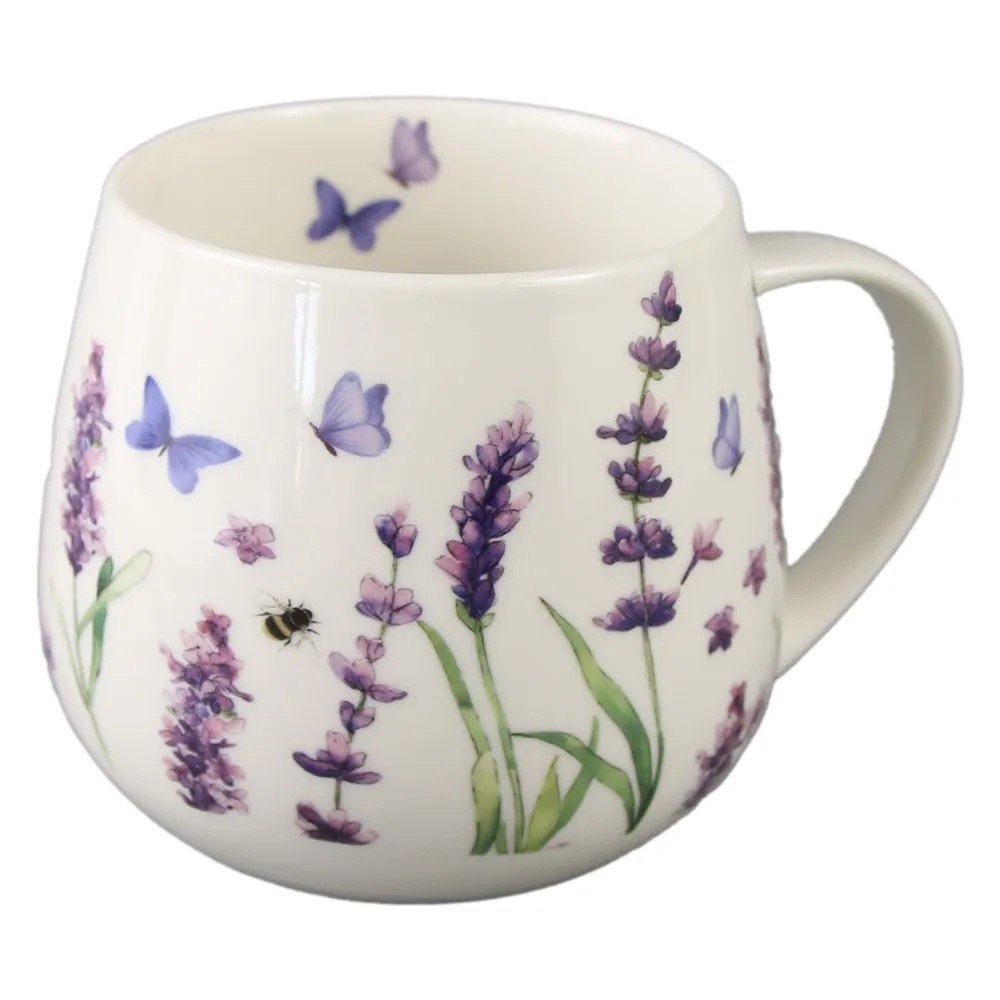 Cana din portelan 430 ml "Classic Lavender" in cutie decorativa - imagine 2