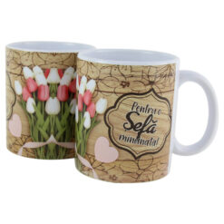 Cana ceramica "Pentru o Sefa minunata!" 330 ml