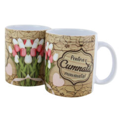 Cana ceramica "Pentru o Cumnata minunata!" 330 ml