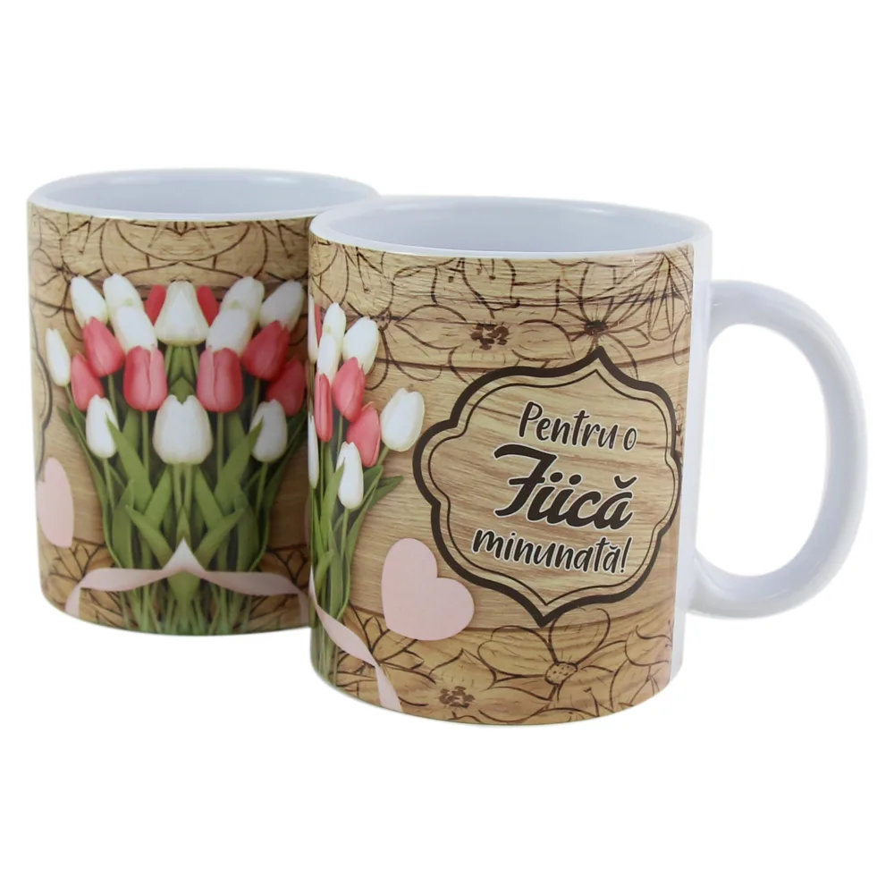 Cana ceramica "Pentru o Fiica minunata!" 330 ml