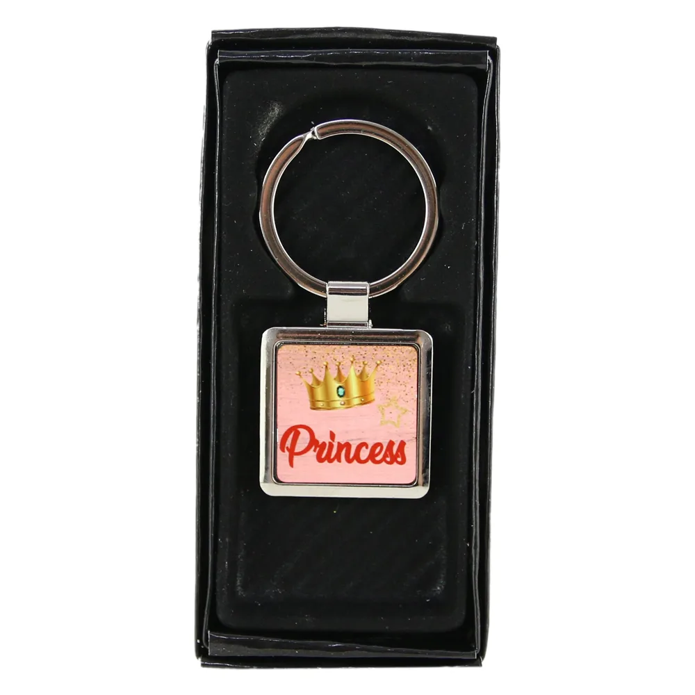 Breloc personalizat "Princess", metalic