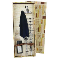 Alternative view of Set de Caligrafie cu Pana, stil Vintage, Alfabeto - 9 piese