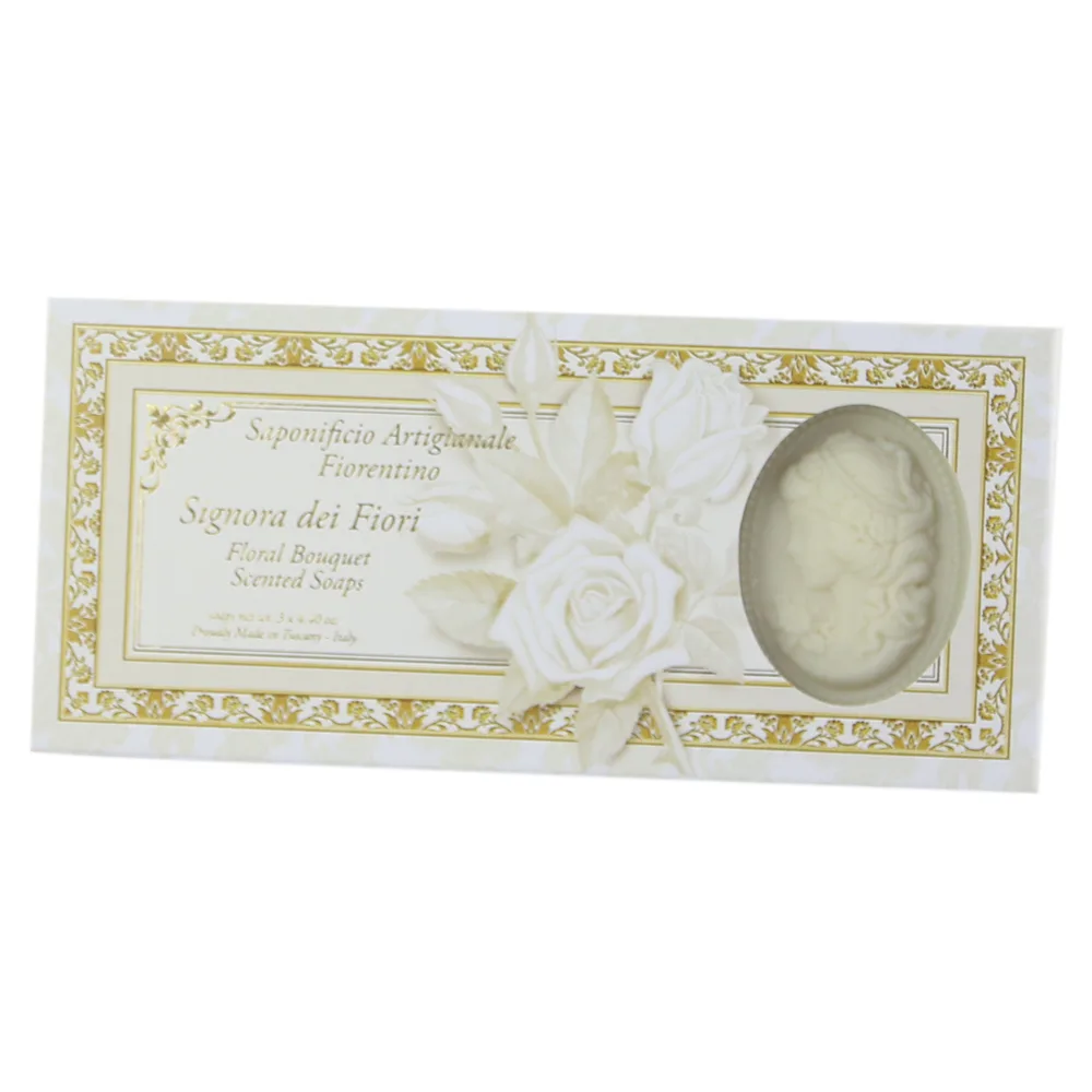 Set sapun Signora dei Fiori 3x125 gr Floral Bouquet