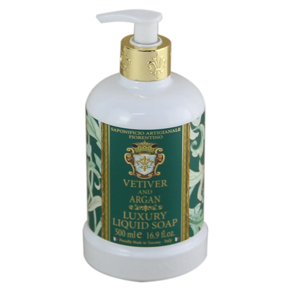 Sapun lichid Vetiver & Argan 500 ml, Saponificio Artigianale Fiorentino