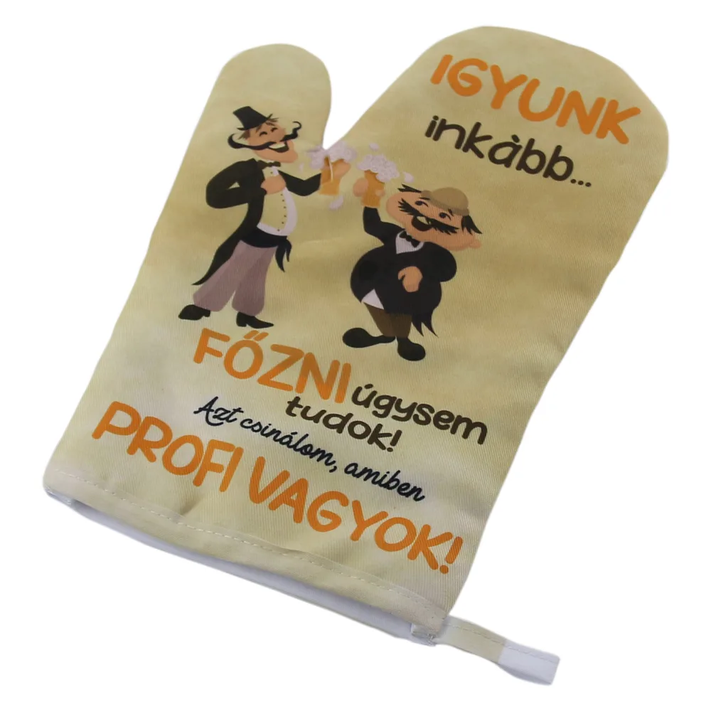 Manusa de bucatarie "Igyunk inkabb, fozni ugysem tudok!"