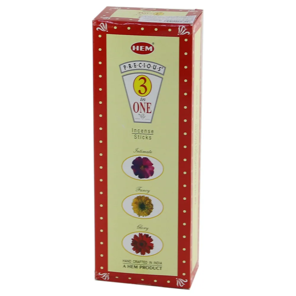Betisoare parfumate , Flores 3 in 1, 6 cutii de 20 de betisoare, HEM product