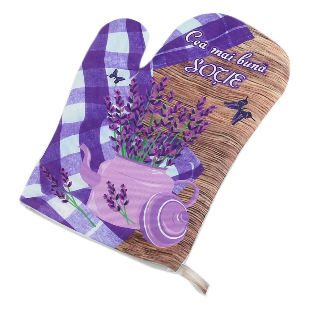 Manusa de bucatarie "Cea mai buna Sotie", Lavanda