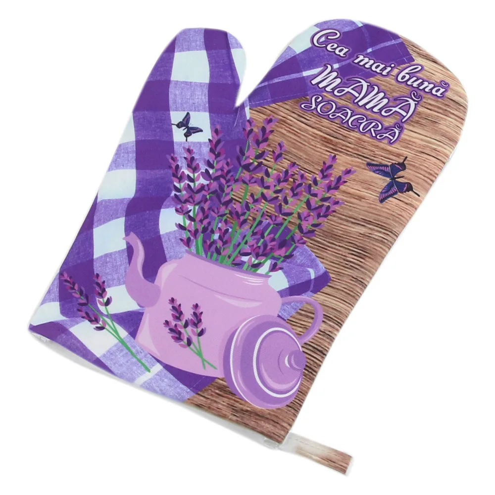Manusa de bucatarie "Cea mai buna Mama Soacra", Lavanda