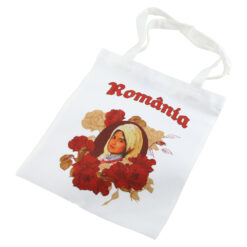 Sacosa textil "Romania", Tarancuta 30x34 CM
