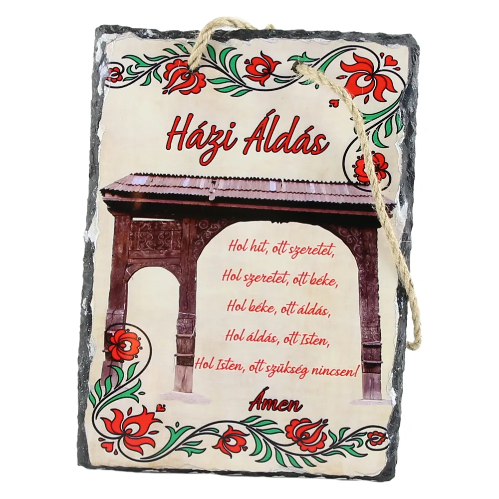 Placa ardezie de perete "Hazi Aldas" 14x19 CM