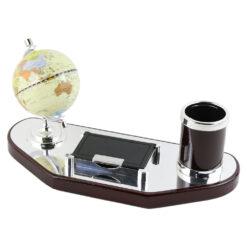 Set pentru birou cu glob pamantesc, 31x15x15 CM