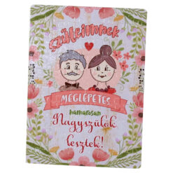 Puzzle 80 piese "Meglepetes Szuleimnek..." 14.5x20 CM