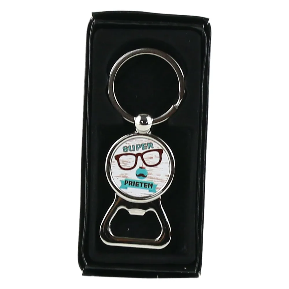 Breloc cu desfacator de sticle "Super Prieten" 3x8 CM