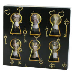 Set 6 pahare shot termosensibile 35 ml, "Look at me" Men