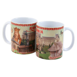 Cana ceramica "Romania" Manastiri din Moldova, 330 ml