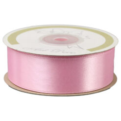 Rola panglica satin Roz 25 mm x 25 m, Art Deco