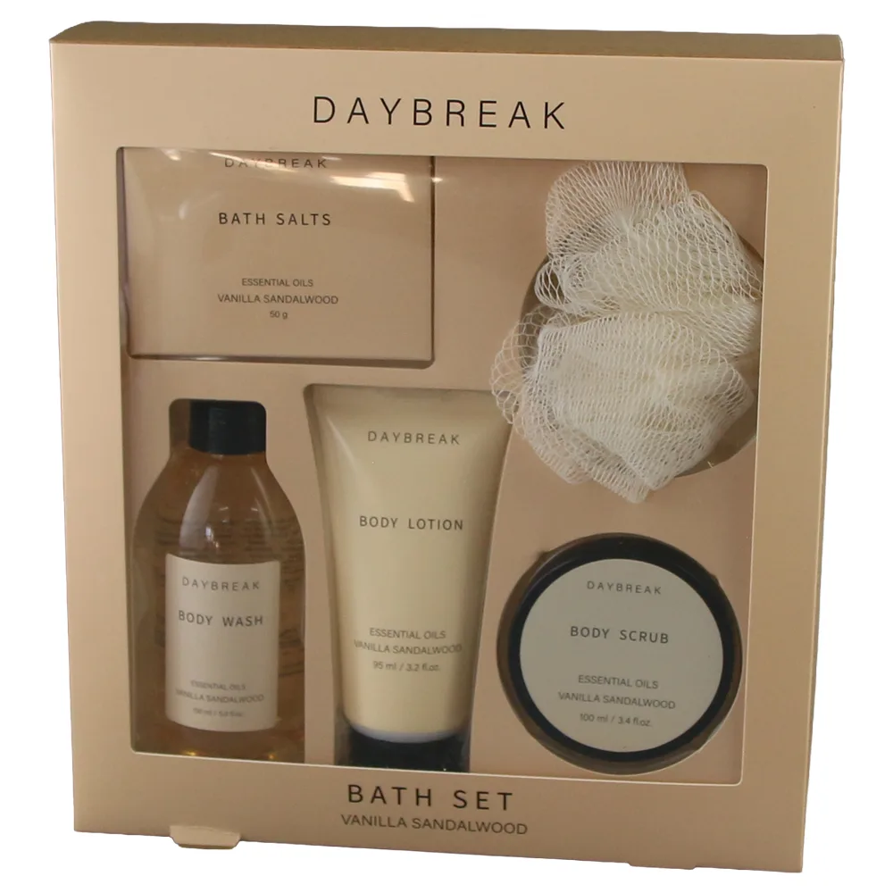 Set ingrijire corp 5 piese Daybreak, Vanilla & Sandalwood