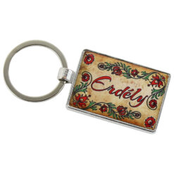 Breloc din metal "Erdely" 3x7.5 CM