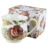 Cana portelan retro 530 ml, "Kasandra", in cutie decorativa