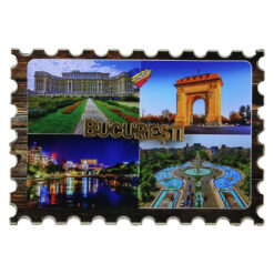 Magnet frigider din lemn "Bucuresti" 10x7 CM, imagini 4