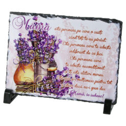 Placa ardezie "Mama este persoana..." 19x14 CM